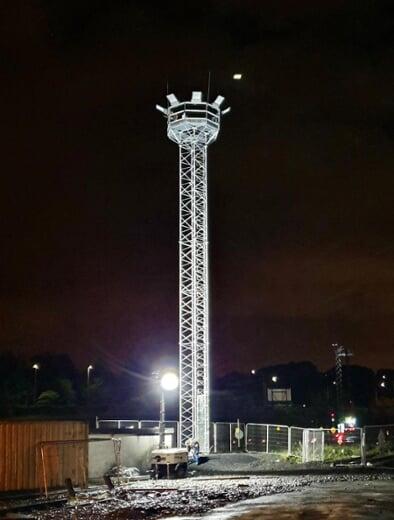 Floodlight tower